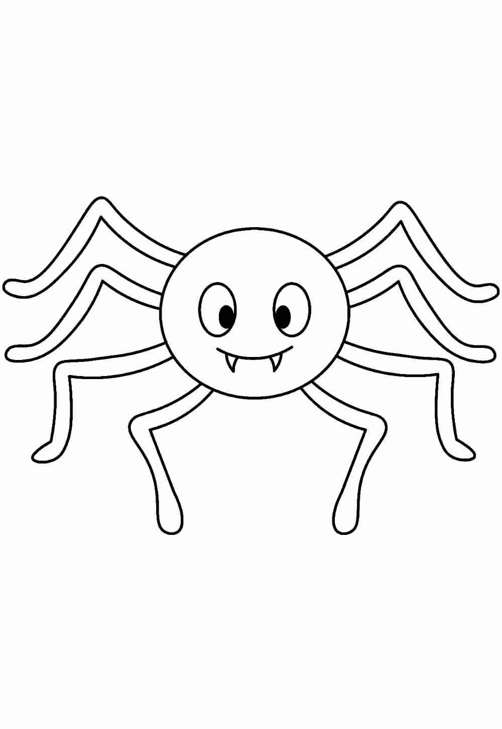 Desenho de Aranha Desenho Colorir Imprimir 11