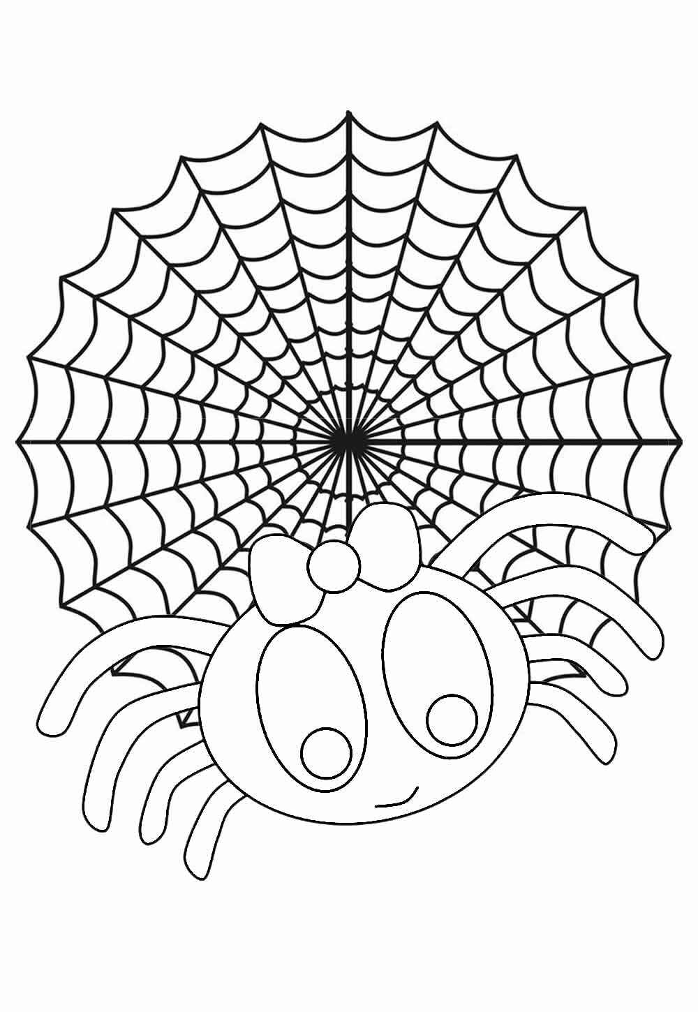 Desenho de Aranha Desenho Colorir Imprimir 19