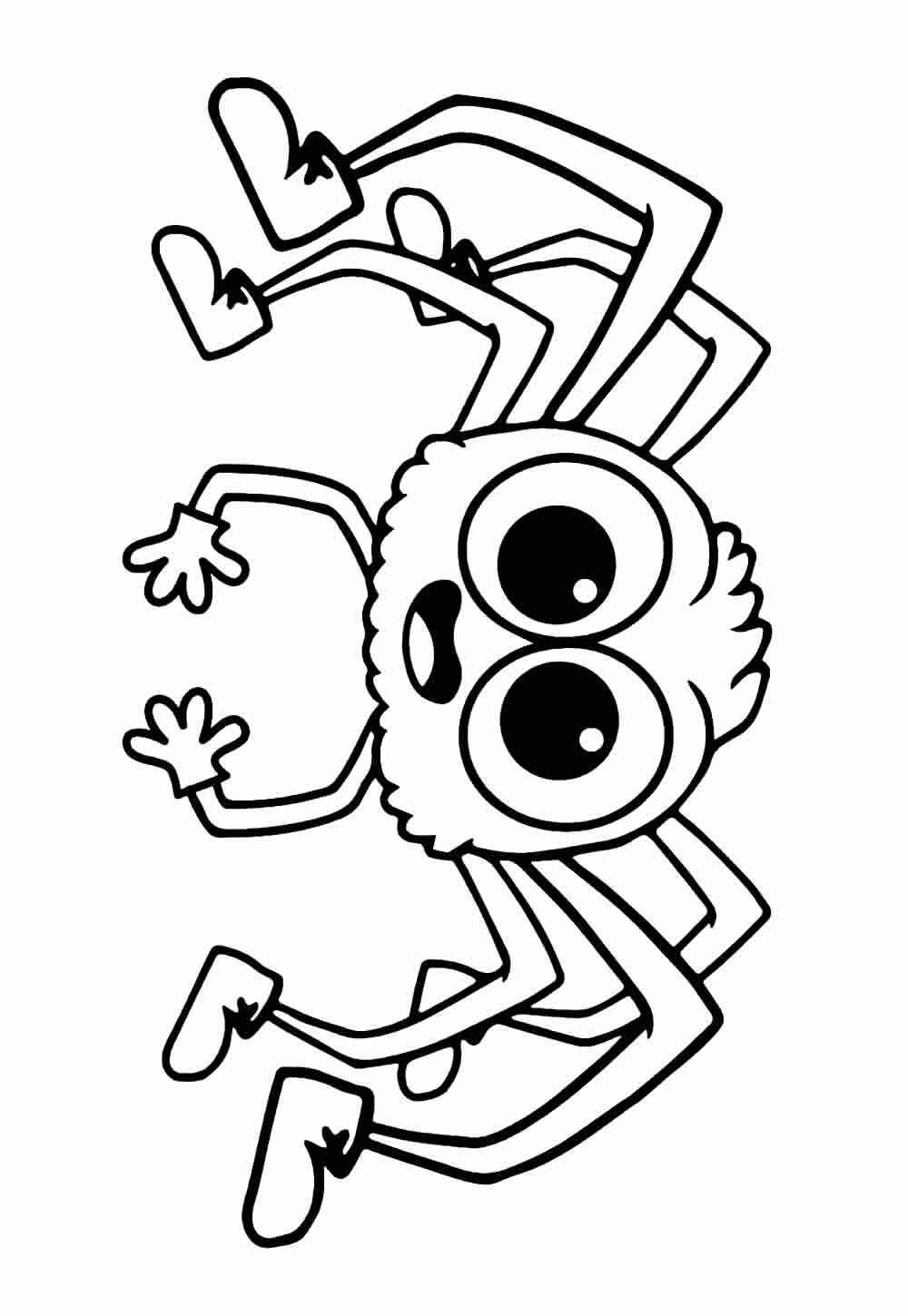 Desenho de Aranha Desenho Colorir Imprimir 22
