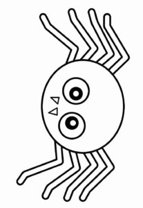 Desenho de Aranha Desenho Colorir Imprimir 31
