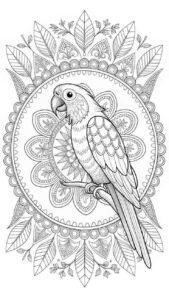 Desenho de Arara Desenho Colorir Imprimir 12