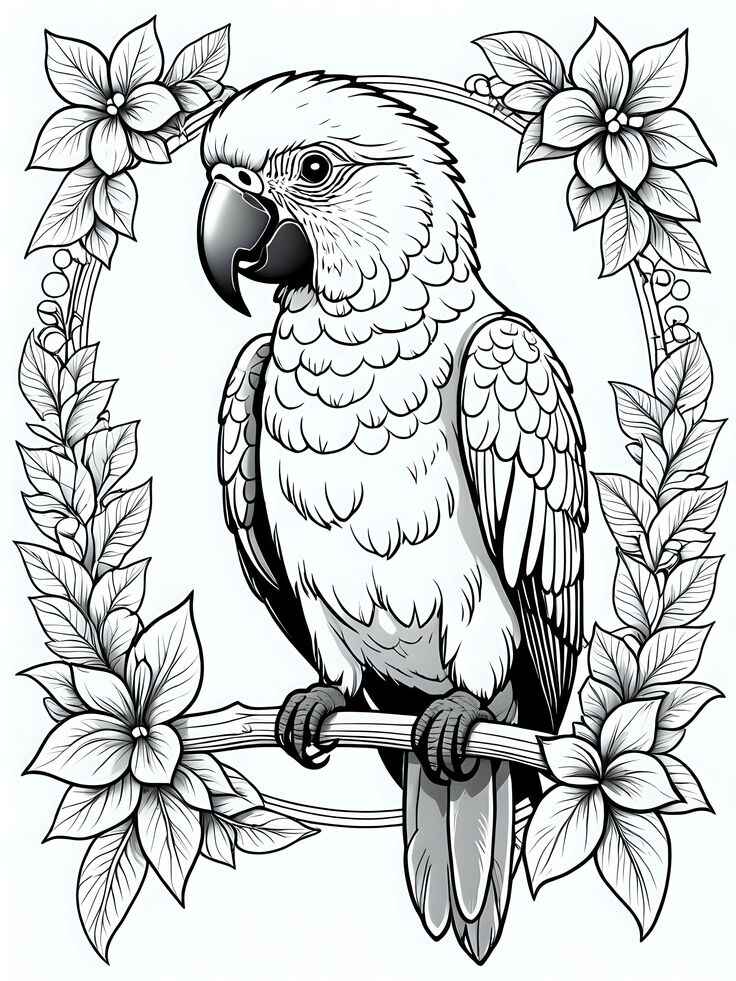 Desenho de Arara Desenho Colorir Imprimir 22