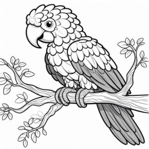 Desenho de Arara Desenho Colorir Imprimir 32