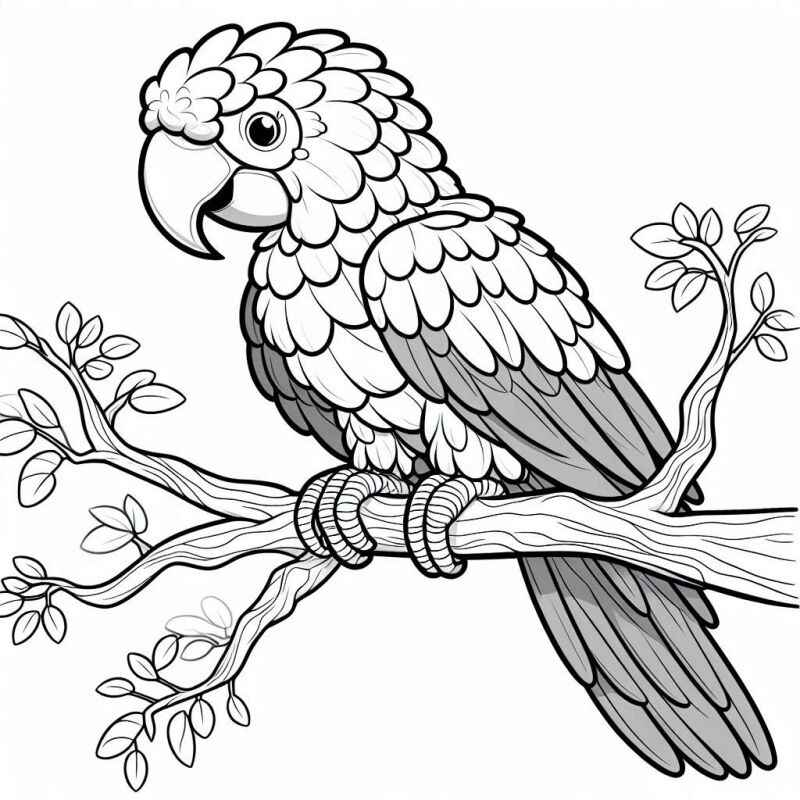 Desenho de Arara Desenho Colorir Imprimir 32