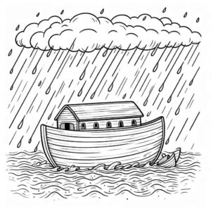 Desenho de Arca De Noe Desenho Colorir Imprimir 12