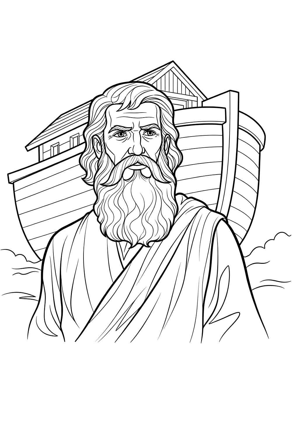 Desenho de Arca De Noe Desenho Colorir Imprimir 17