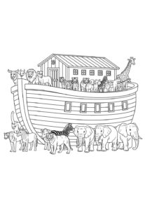 Desenho de Arca De Noe Desenho Colorir Imprimir 21