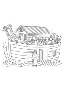 Desenho de Arca De Noe Desenho Colorir Imprimir 22