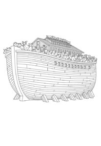 Desenho de Arca De Noe Desenho Colorir Imprimir 25