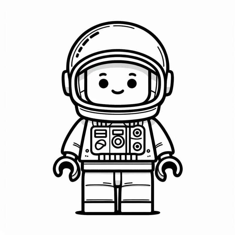 Desenho de Astronauta Desenho Colorir Imprimir 23