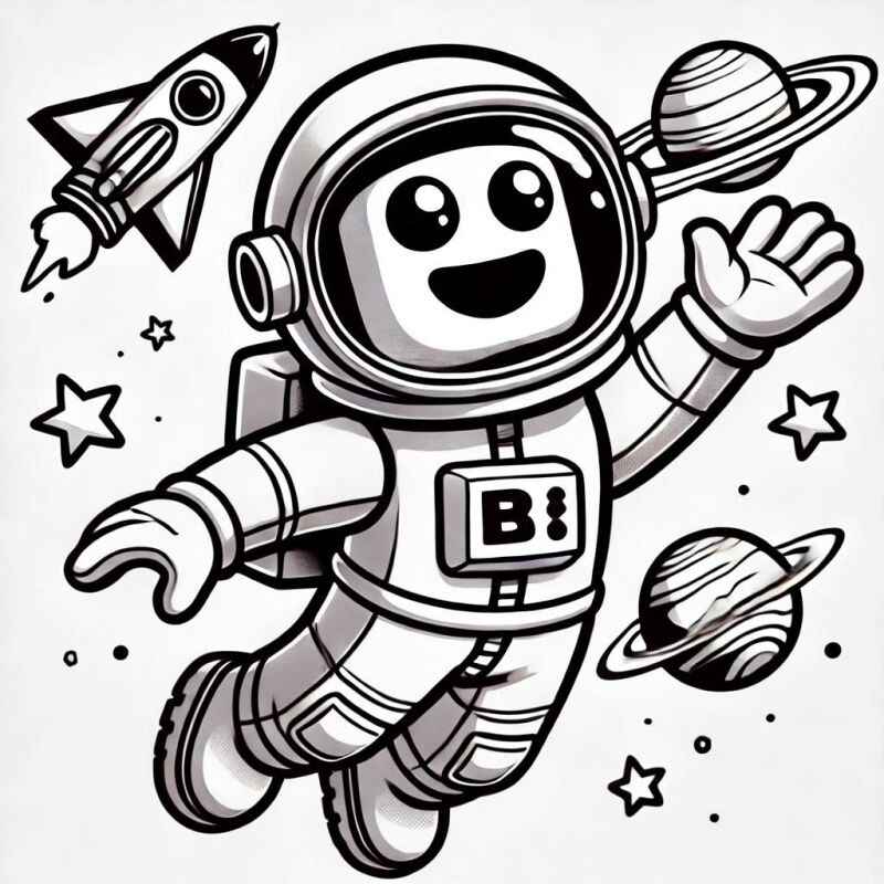 Desenho de Astronauta Desenho Colorir Imprimir 25