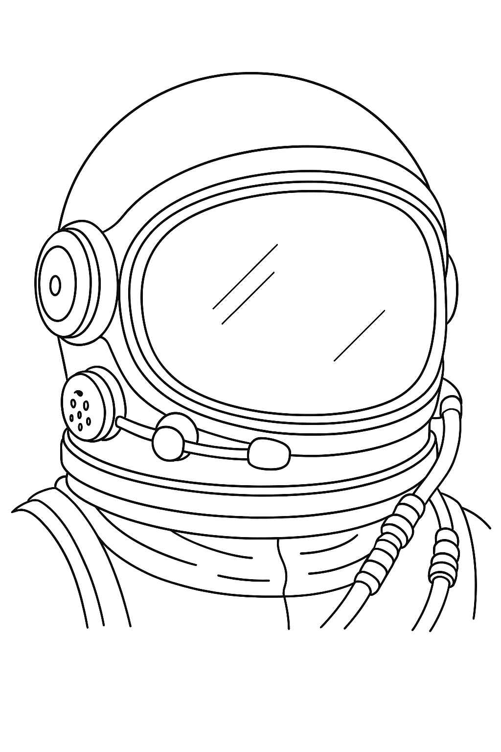 Desenho de Astronauta Desenho Colorir Imprimir 41