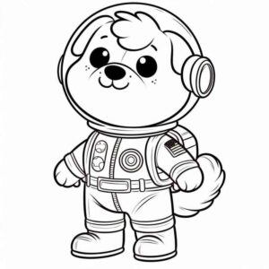 Desenho de Astronauta Desenho Colorir Imprimir 46