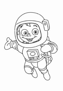 Desenho de Astronauta Desenho Colorir Imprimir 48