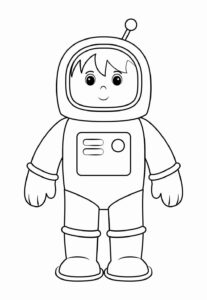Desenho de Astronauta Desenho Colorir Imprimir 59