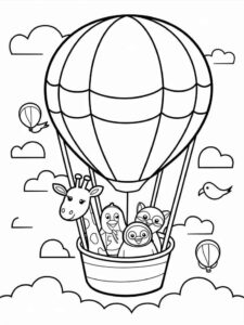 Desenho de Balao Desenho Colorir Imprimir 05