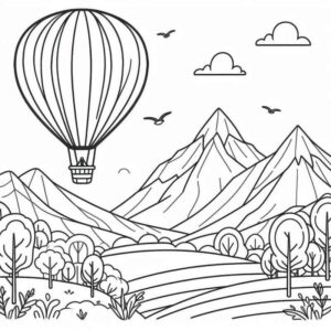 Desenho de Balao Desenho Colorir Imprimir 13