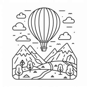 Desenho de Balao Desenho Colorir Imprimir 14