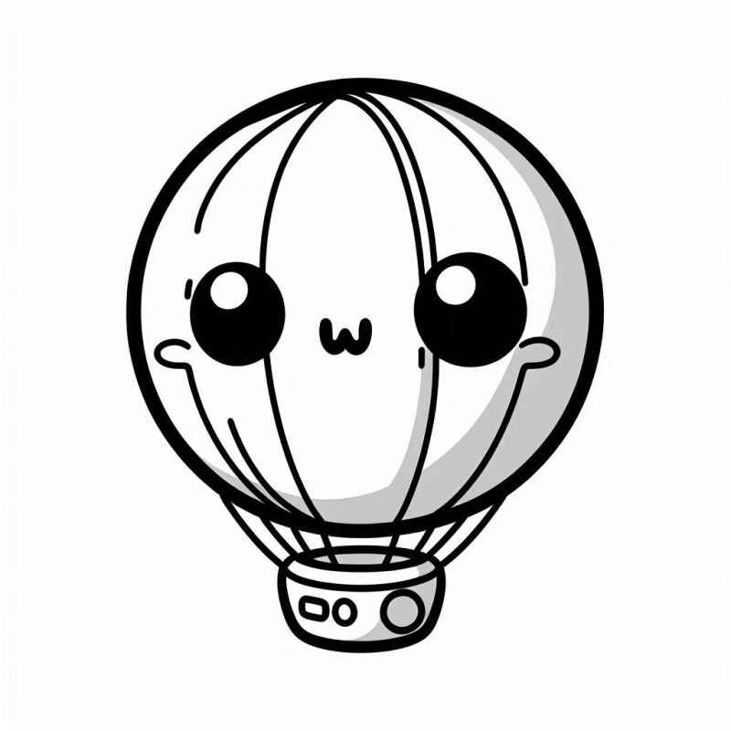 Desenho de Balao Desenho Colorir Imprimir 15