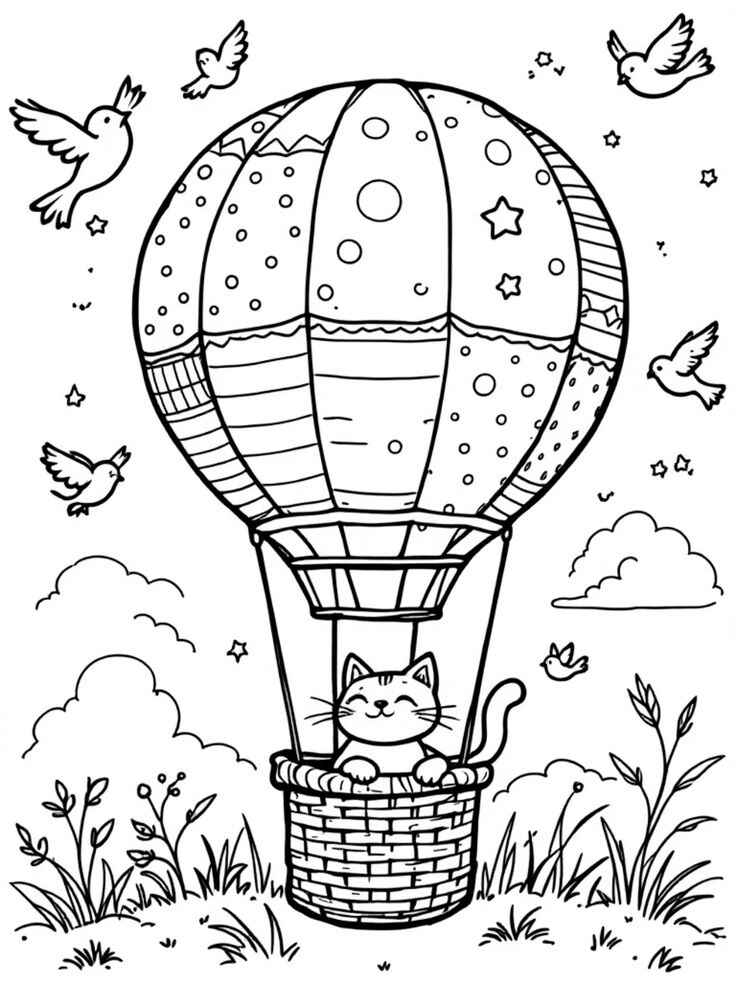 Desenho de Balao Desenho Colorir Imprimir 22