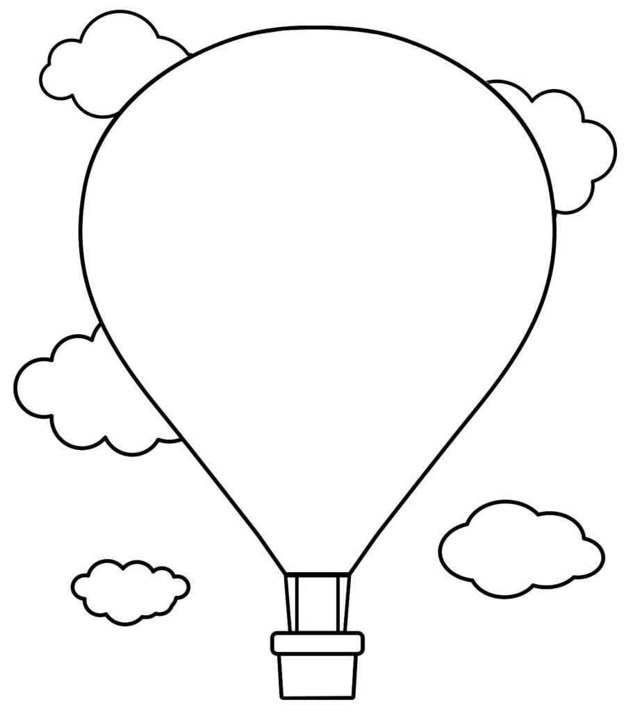 Desenho de Balao Desenho Colorir Imprimir 27