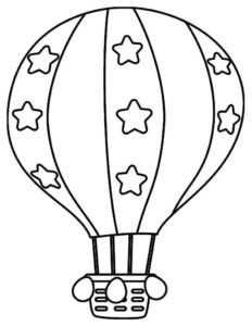 Desenho de Balao Desenho Colorir Imprimir 31