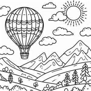 Desenho de Balao Desenho Colorir Imprimir 41