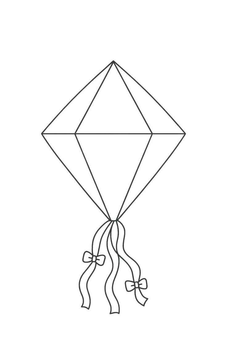 Desenho de Balao Junino Desenho Colorir Imprimir 01