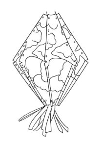 Desenho de Balao Junino Desenho Colorir Imprimir 07