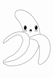 Desenho de Banana Desenho Colorir Imprimir 16