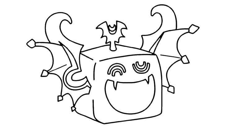 Desenho de Blox Fruits Desenho Colorir Imprimir 05