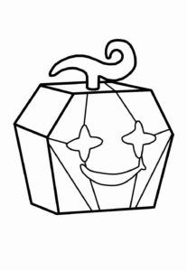 Desenho de Blox Fruits Desenho Colorir Imprimir 10