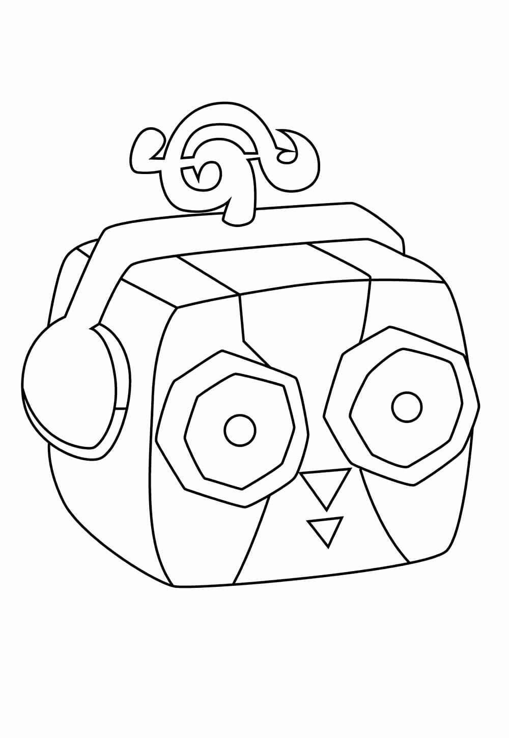 Desenho de Blox Fruits Desenho Colorir Imprimir 12