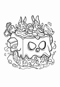 Desenho de Blox Fruits Desenho Colorir Imprimir 14