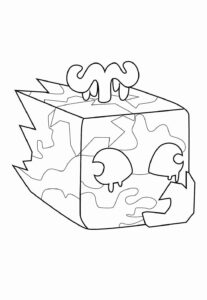 Desenho de Blox Fruits Desenho Colorir Imprimir 15