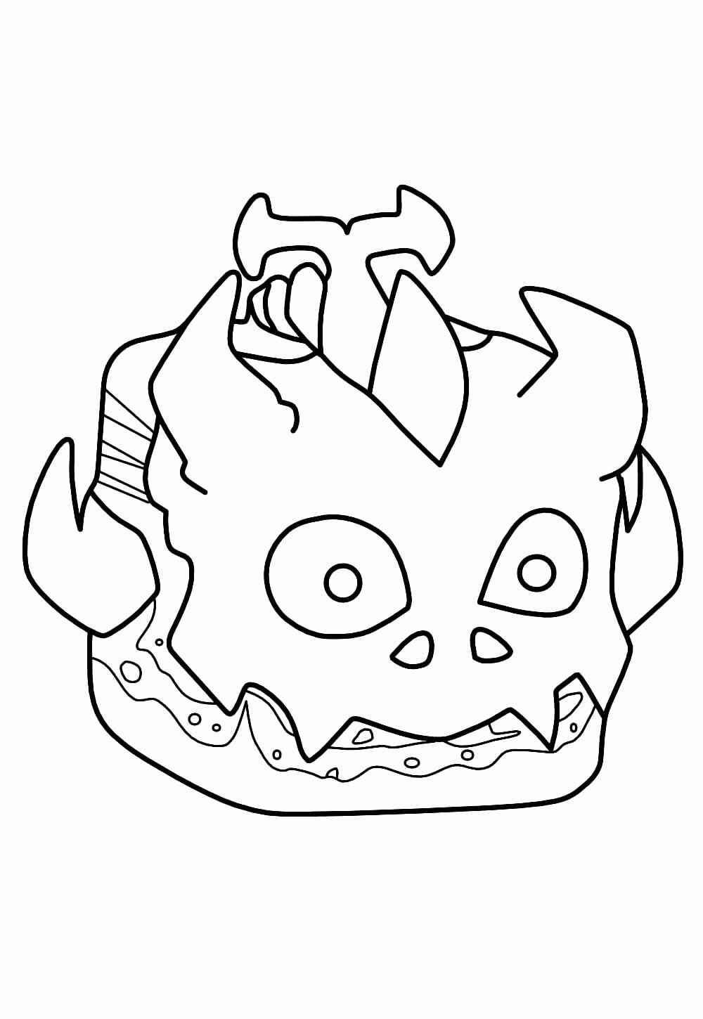 Desenho de Blox Fruits Desenho Colorir Imprimir 17