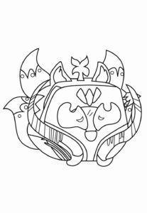 Desenho de Blox Fruits Desenho Colorir Imprimir 18