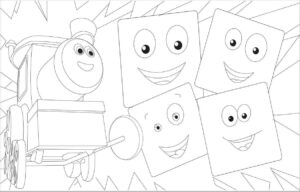 Desenho de Bob O Trem Desenho Colorir Imprimir 3