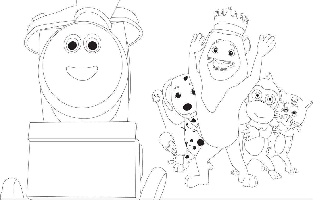 Desenho de Bob O Trem Desenho Colorir Imprimir 4