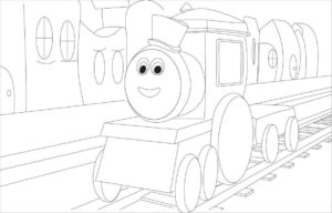 Desenho de Bob O Trem Desenho Colorir Imprimir 7