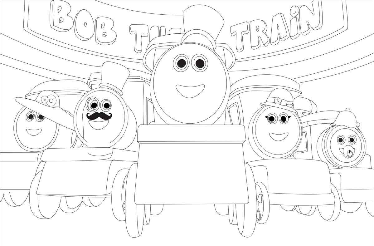 Desenho de Bob O Trem Desenho Colorir Imprimir 8