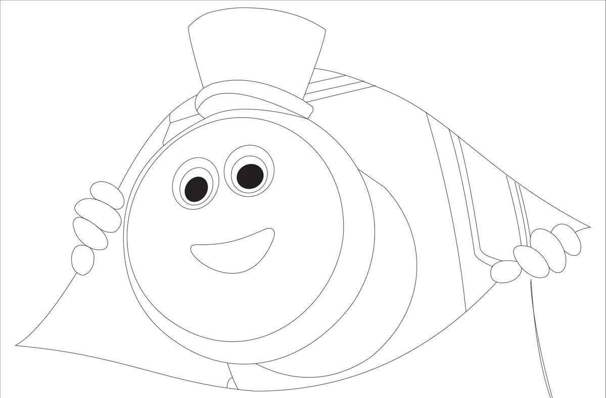 Desenho de Bob O Trem Desenho Colorir Imprimir 9