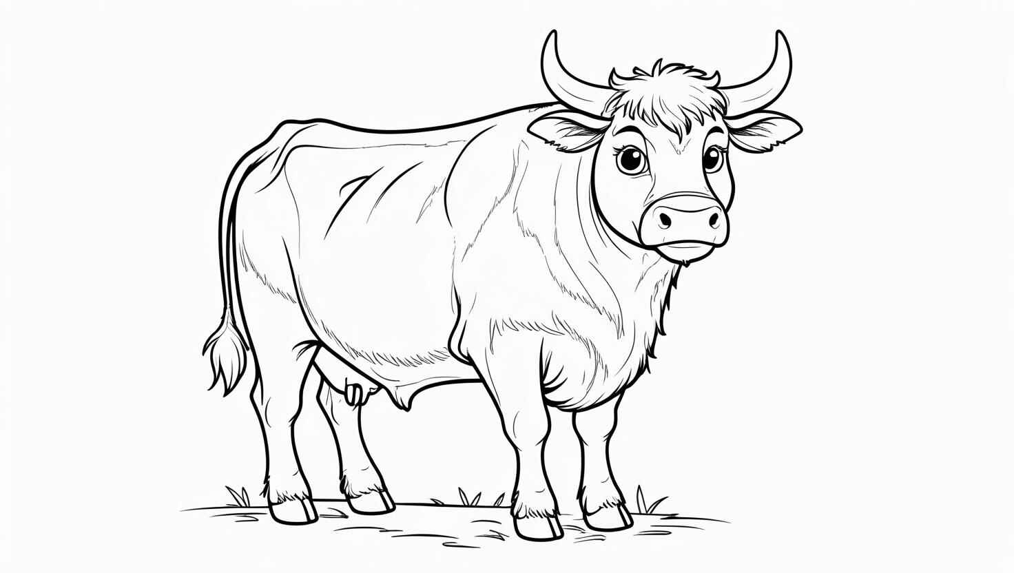 Desenho de Boi Desenho Colorir Imprimir 15