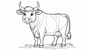 Desenho de Boi Desenho Colorir Imprimir 18