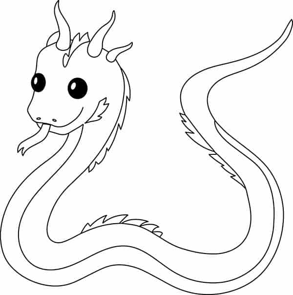 Desenho de Boitata Desenho Colorir Imprimir 06