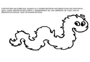 Desenho de Boitata Desenho Colorir Imprimir 13