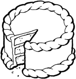 Desenho de Bolo Desenho Colorir Imprimir 41