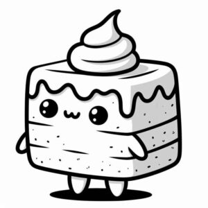 Desenho de Bolo Desenho Colorir Imprimir 42