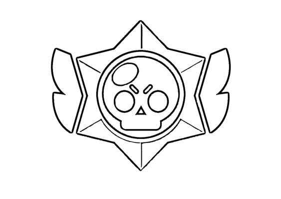 Desenho de Brawl Stars Desenho Colorir Imprimir 22