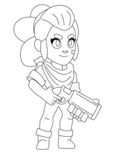 Desenho de Brawl Stars Desenho Colorir Imprimir 24